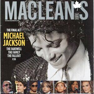 Canadian Maclean's Magazine July 20 2009 Michael Jackson Family Farewell Final